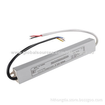 Waterproof LED Drivers with CE, FCC Certification, IP67/IP68